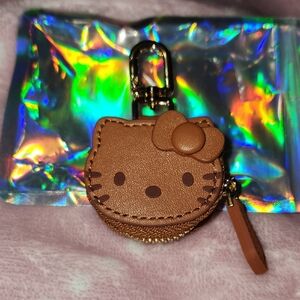 Brown Hello Kitty Coin Purse